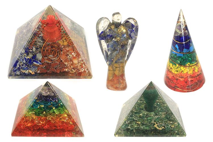 Orgonita Artesanal – Objeto Decorativo con Minerales ( 18 modelos )