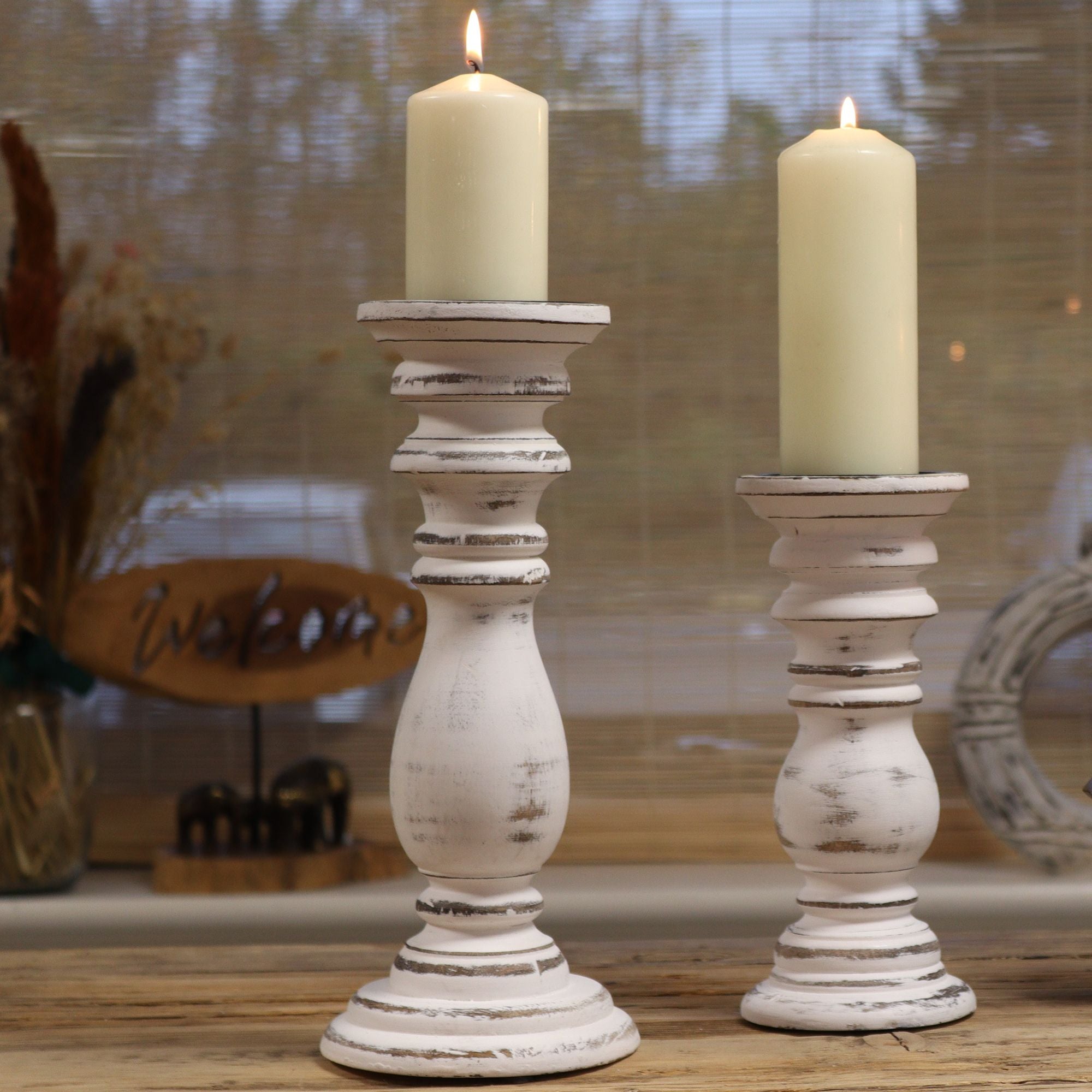 Candelabro Vintage de Madera para Vela ( 7 modelos donde elegir )