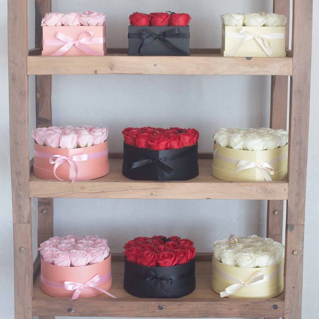 Caja de Regalo Flor de Jabón ( 7 modelos )