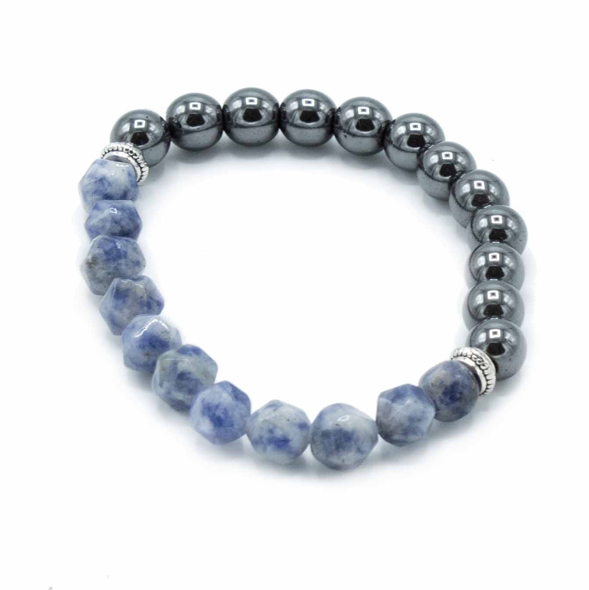 Pulsera de Piedras Naturales Facetadas – Ajuste Elástico ( 12 modelos )