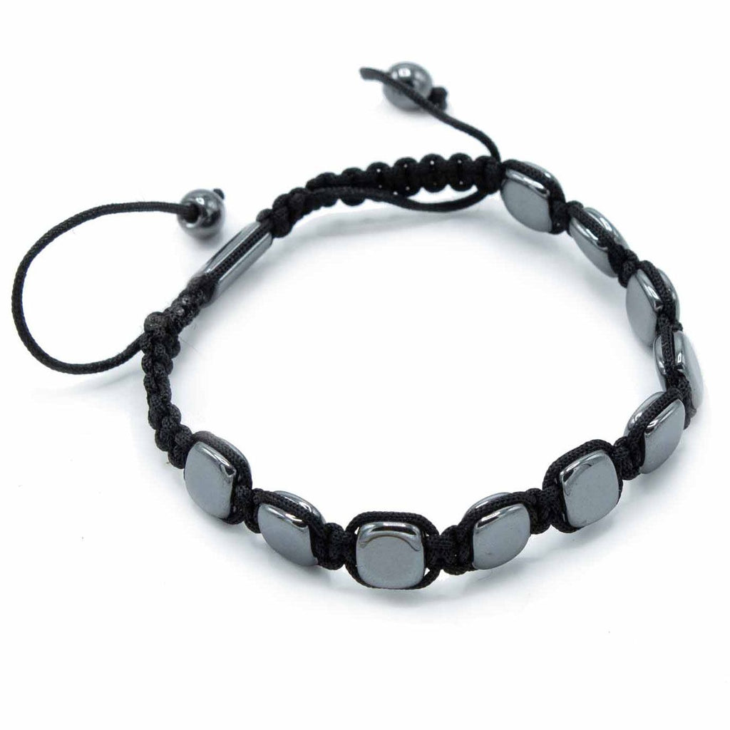 Pulsera Magnética de Hematita Estilo Shamballa – Ajustable ( 12 modelos )
