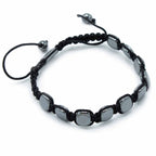 Pulsera Magnética de Hematita Estilo Shamballa – Ajustable ( 12 modelos )