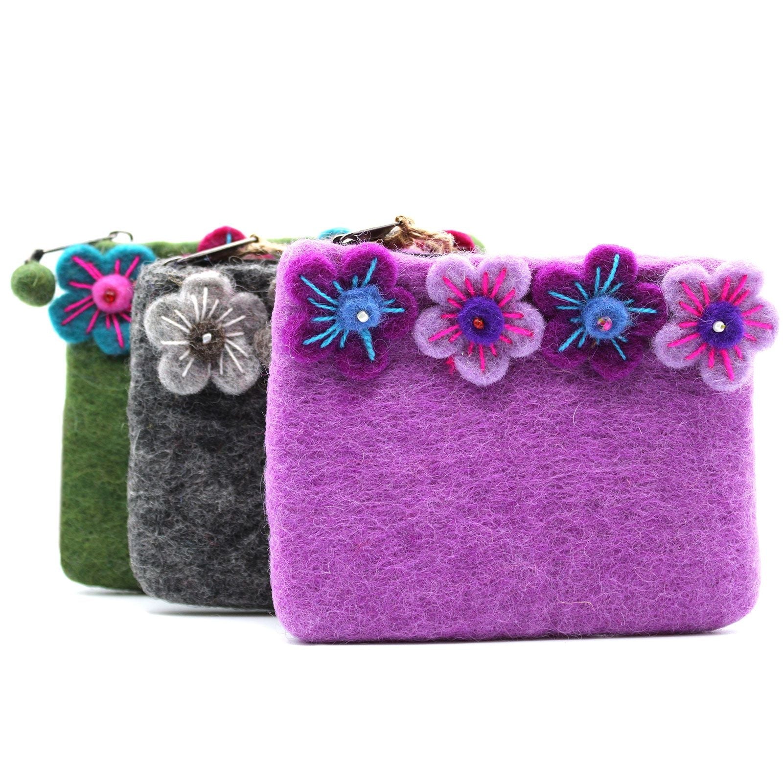 Bolsos y Estuches (15cm-12cm) de Fieltro Natural ( 20 modelos )