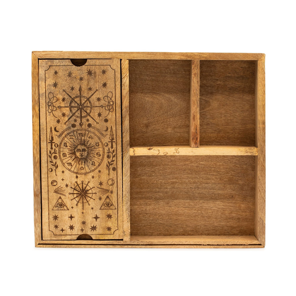 Caja de Tarot de Madera con Compartimentos ( 12 fabulosos modelos diferentes )