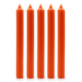 Velas a Granel de Color Sólido - Naranja Rústico - Paquete de 10