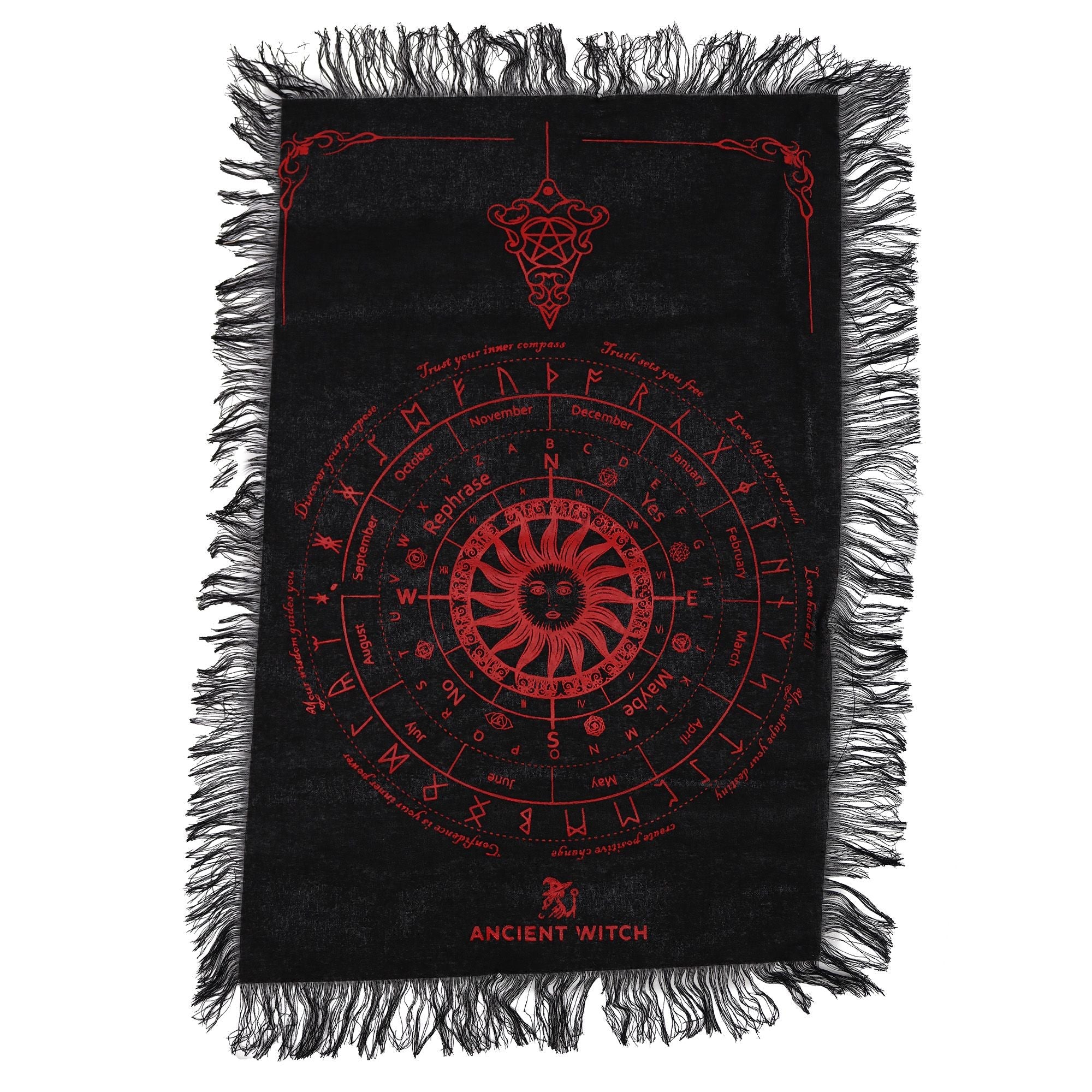 Paño Ritual y de Adivinación Ancient Witch (Algodón 30x46,5 cm)( 8 modelos )