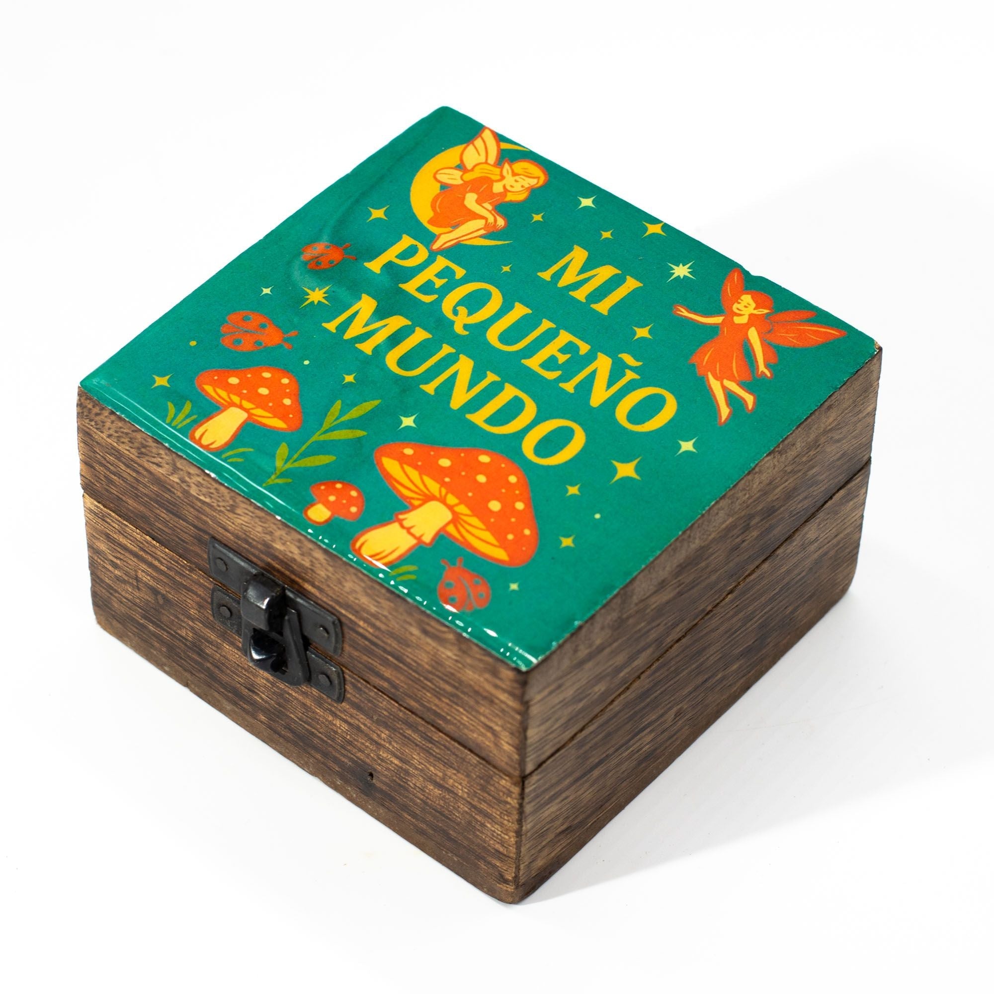 Caja de Madera con Acabado Cerámico (Artesanal) ( 22 modelos diferentes )
