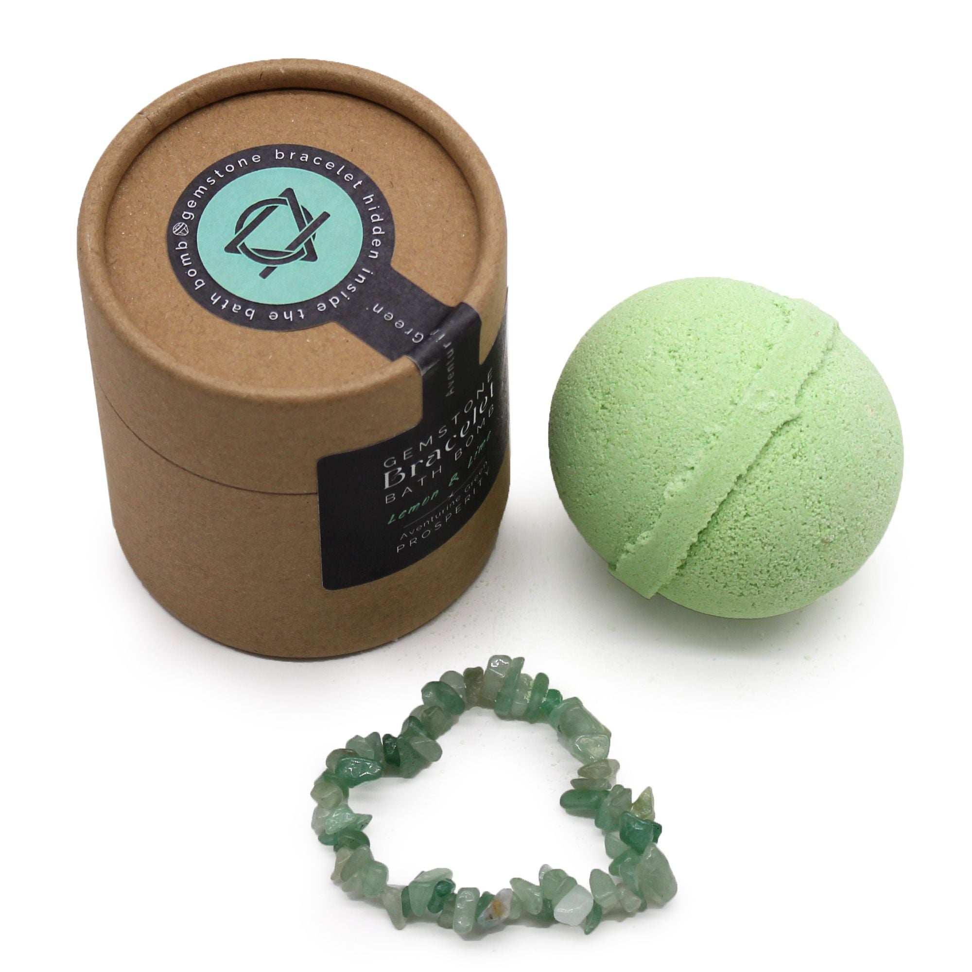 Bomba de baño con pulsera de gemas ( 6 variantes )