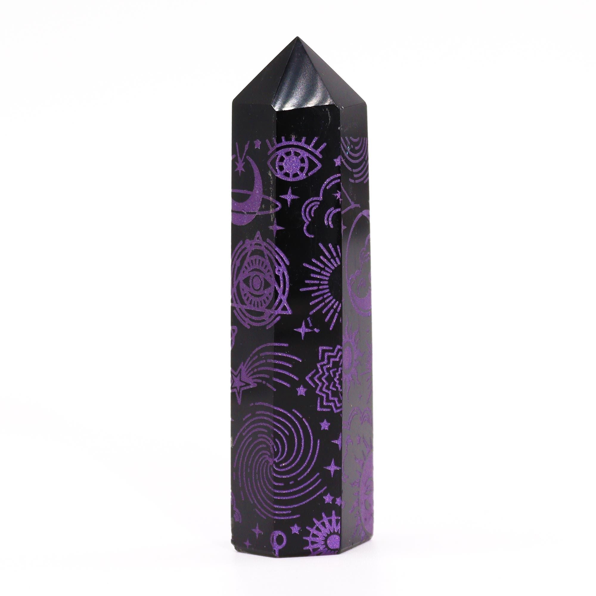 Punta de Obsidiana Negra Natural ( 5 modelos )