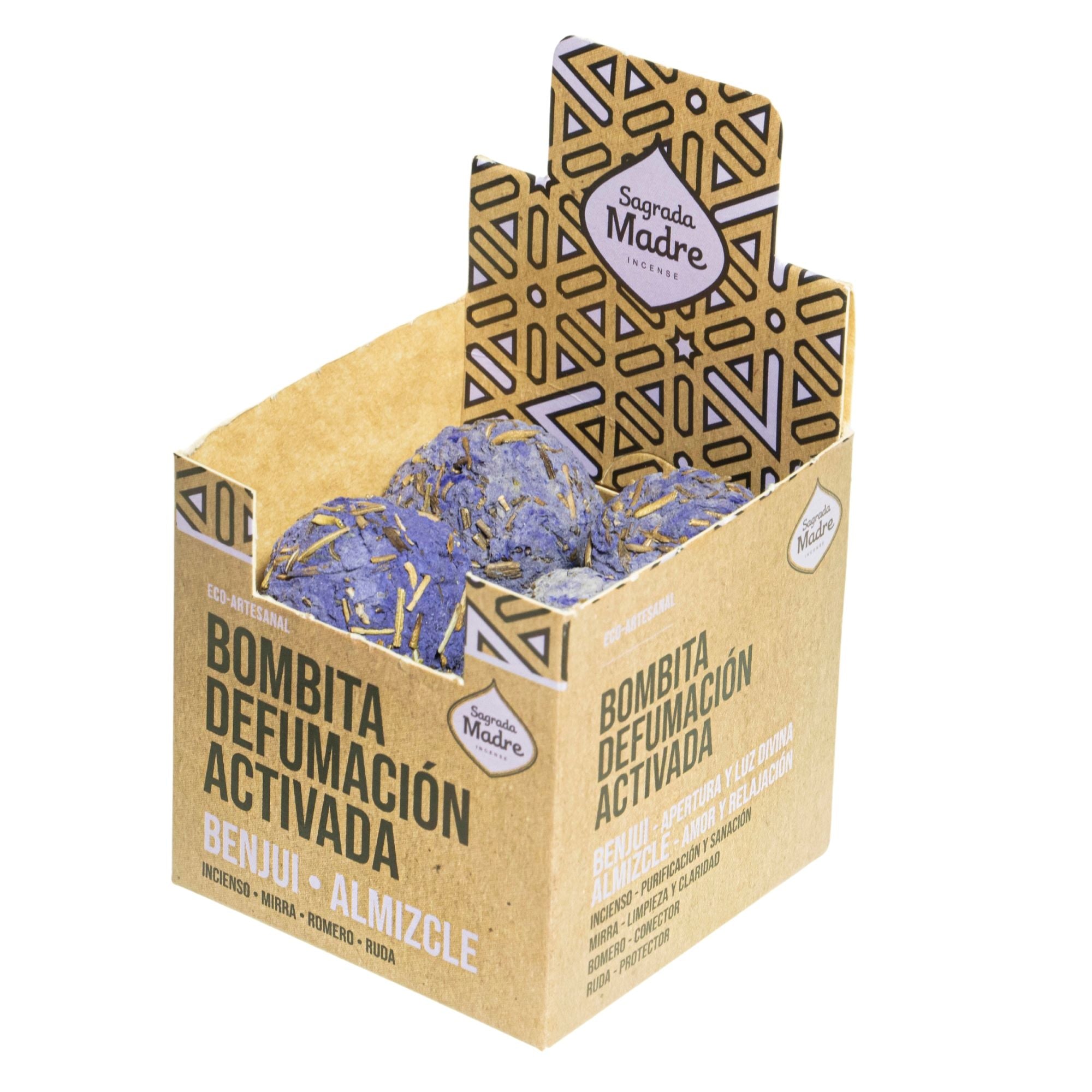 Caja de 8 Bombitas de Incienso - Limpieza ( 7 variantes diferentes )