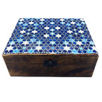 Caja de Madera con Acabado Cerámico (Artesanal) ( 22 modelos diferentes )