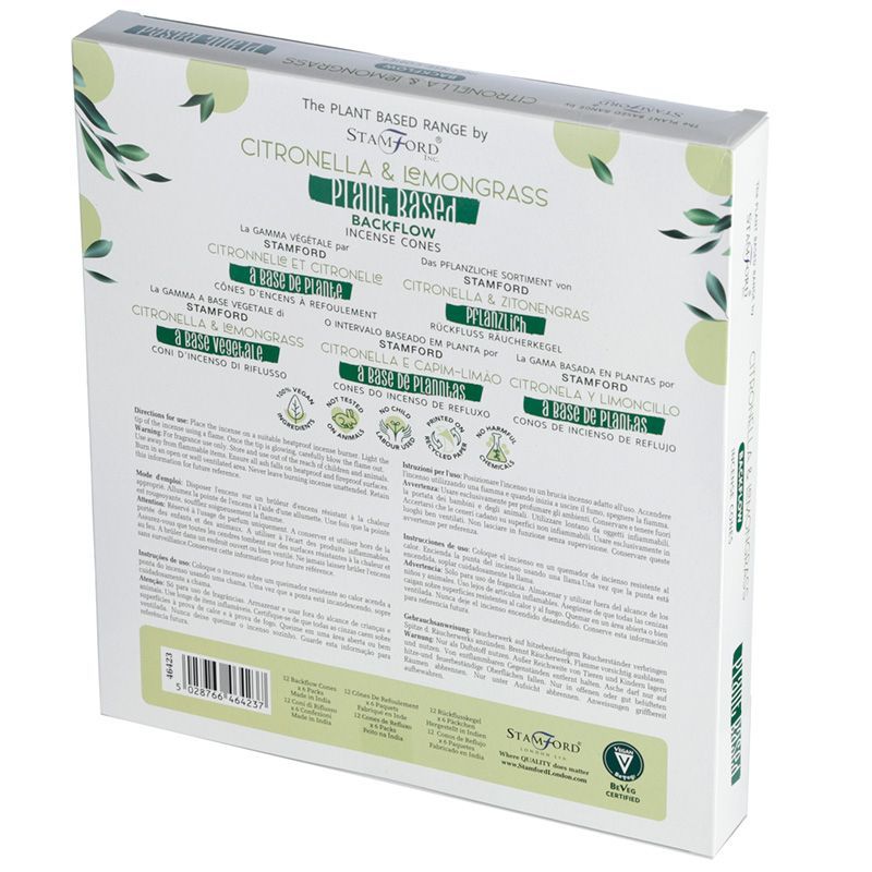 Conos de Incienso Backflow Naturales Stamford Premium (Base Vegetal) ( 14 variantes )