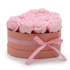 Caja de Regalo - Flor de Jabón  13 Rosas Rosas - corazon