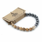 Pulsera de Piedras Naturales Facetadas – Ajuste Elástico ( 12 modelos )