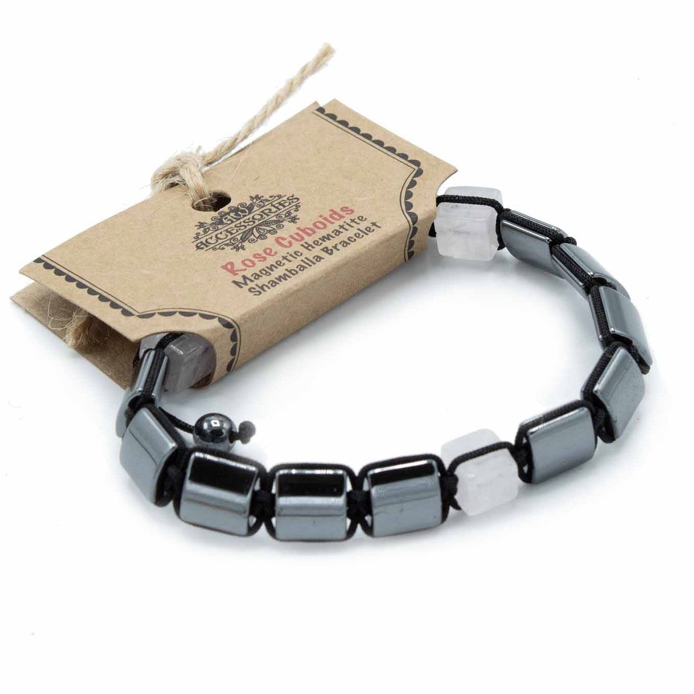 Pulsera Magnética de Hematita Estilo Shamballa – Ajustable ( 12 modelos )