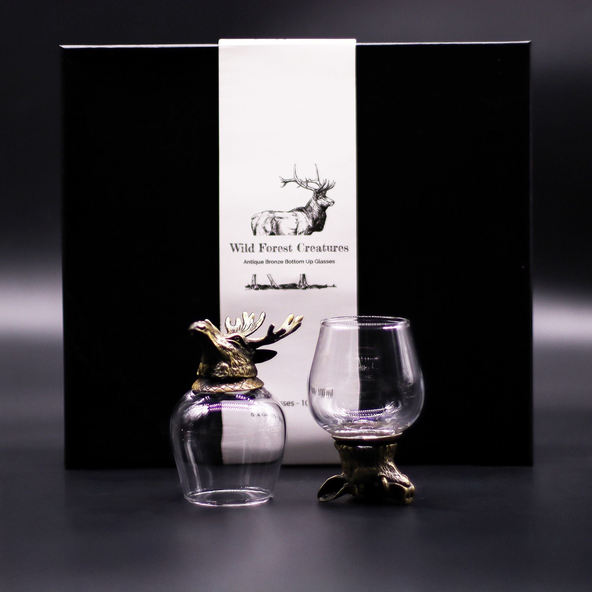 Set de Regalo Vasos de Chupito y Whisky · Criaturas Místicas ( 6 modelos )