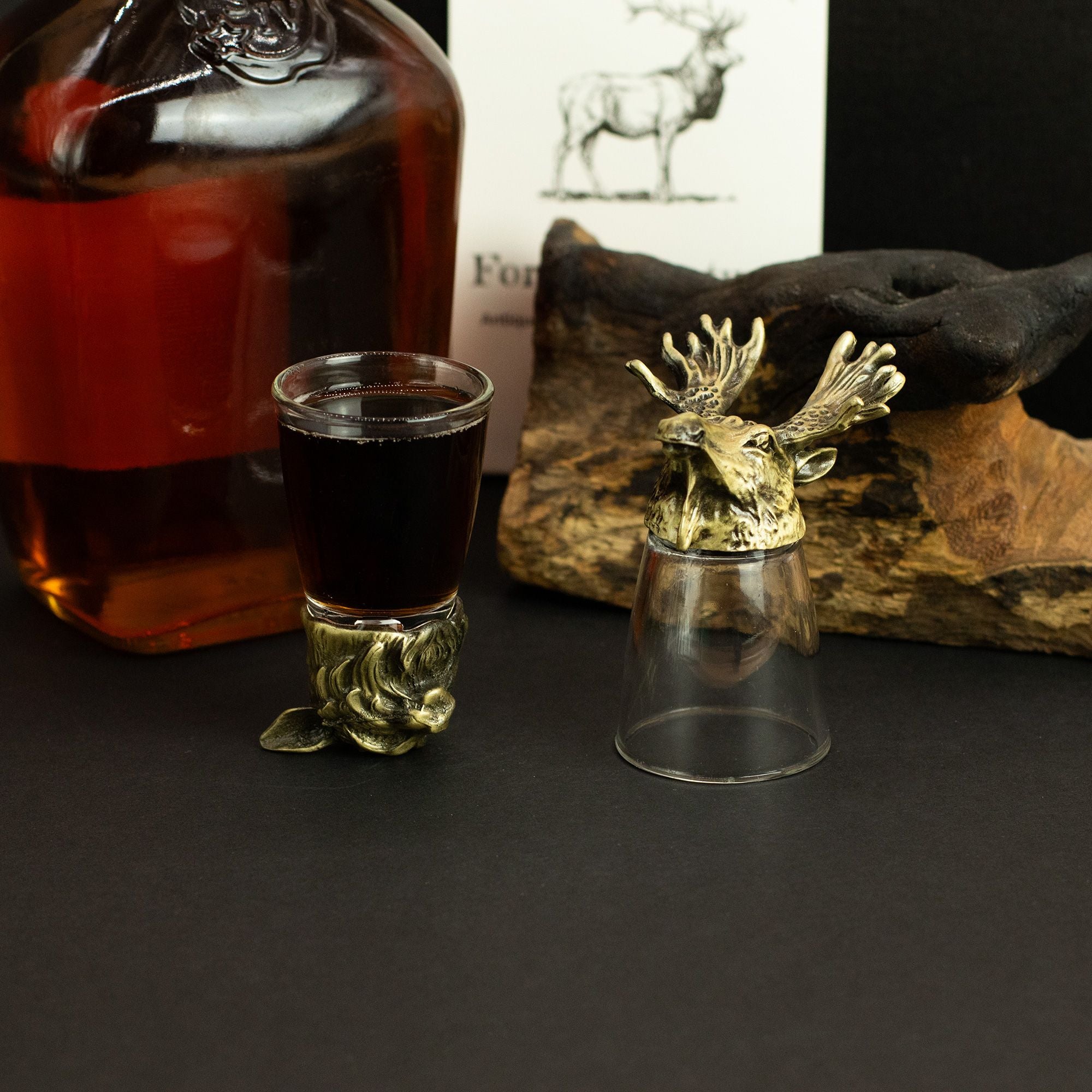 Set de Regalo Vasos de Chupito y Whisky · Criaturas Místicas ( 6 modelos )