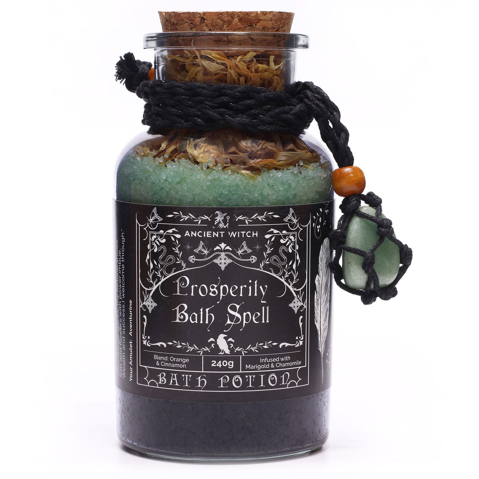 Poción Antiguo Hechizo de Baño de Bruja y Amuleto de Cristal ( 5 variantes )