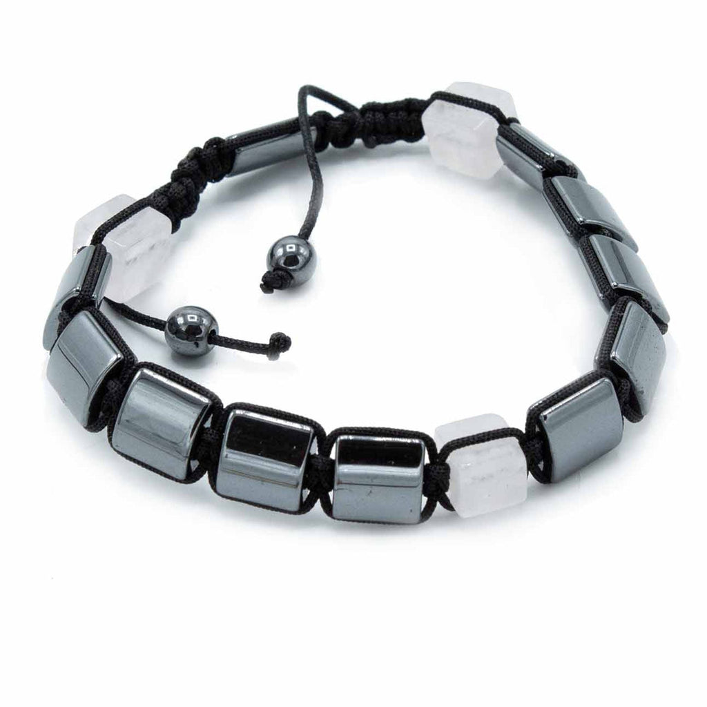 Pulsera Magnética de Hematita Estilo Shamballa – Ajustable ( 12 modelos )