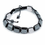 Pulsera Magnética de Hematita Estilo Shamballa – Ajustable ( 12 modelos )