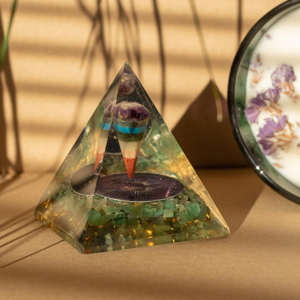 Orgonita Artesanal – Objeto Decorativo con Minerales ( 18 modelos )