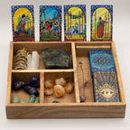 Caja de Tarot de Madera con Compartimentos ( 12 fabulosos modelos diferentes )