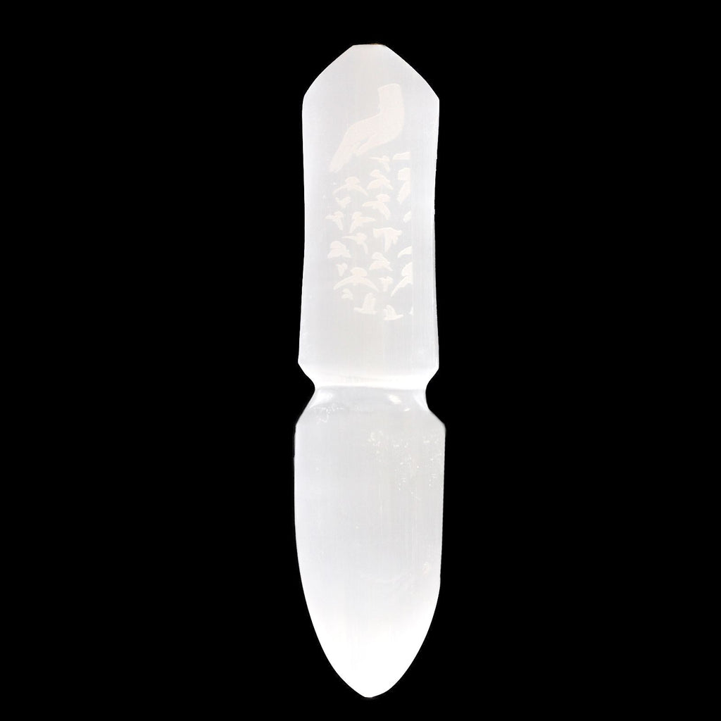Cuchillo ritual de selenita - Liberación de ataduras