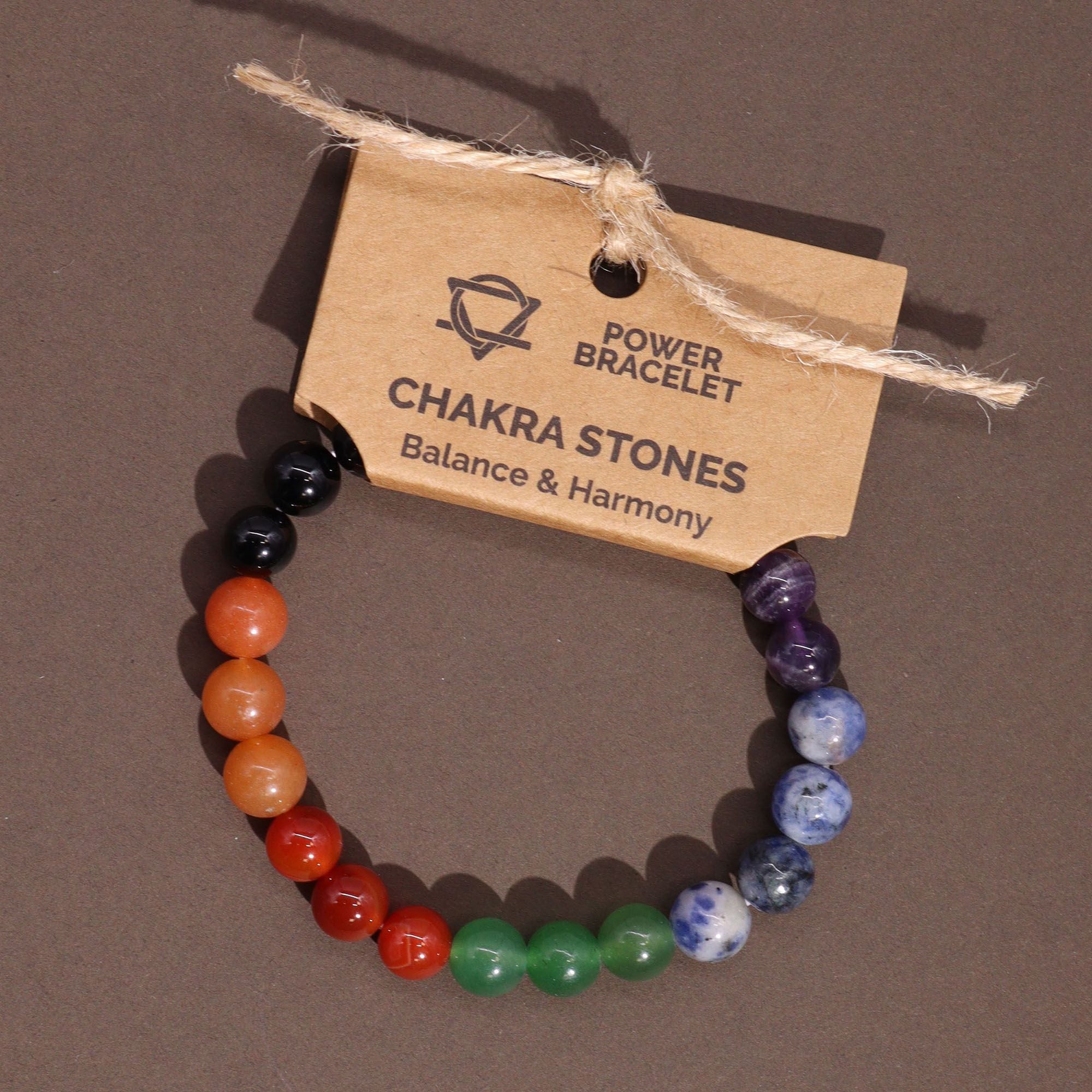 Pulseras de Poder - Piedras de los Chakras