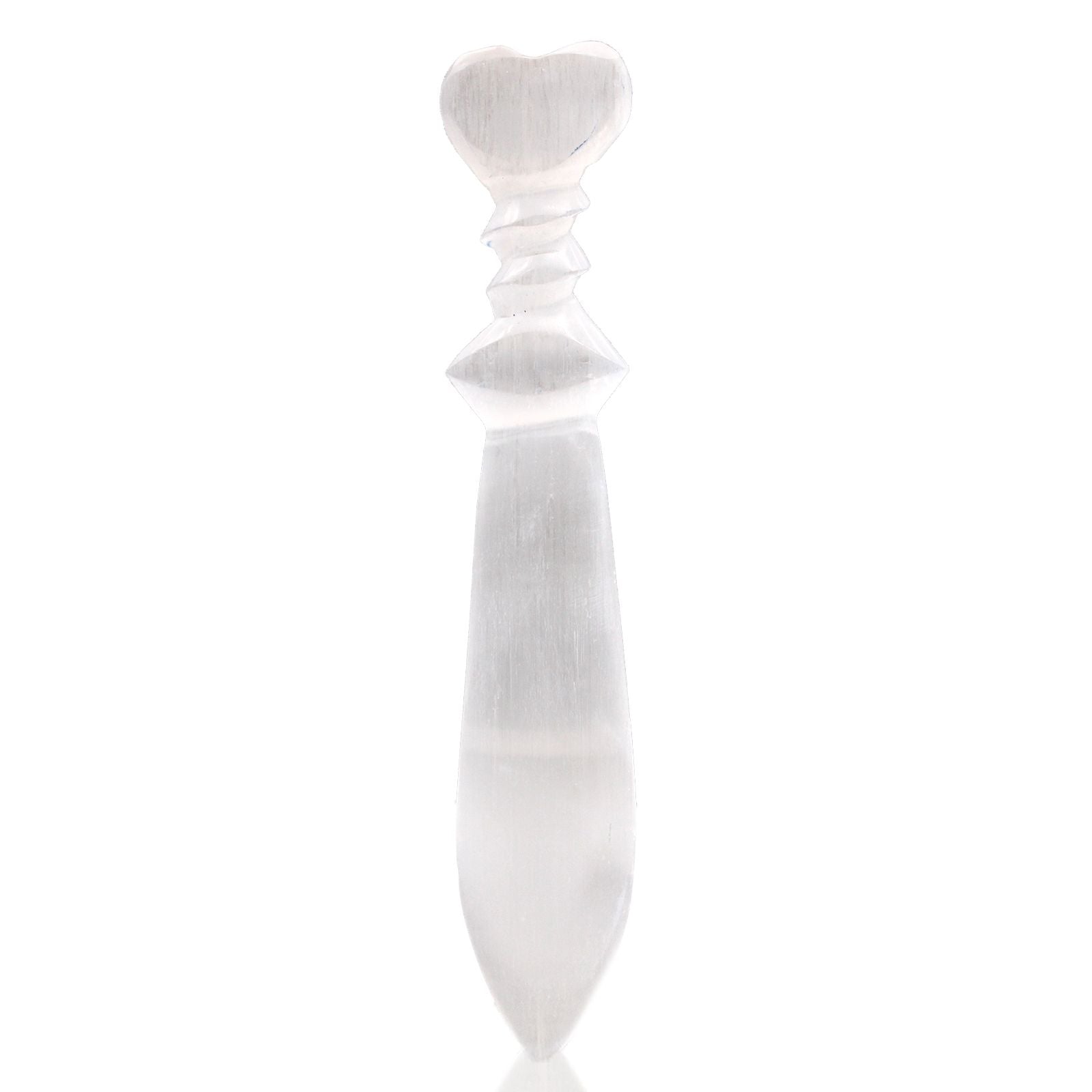 Cuchillo Ritual de Selenita Natural ( 4 modelos diferentes )