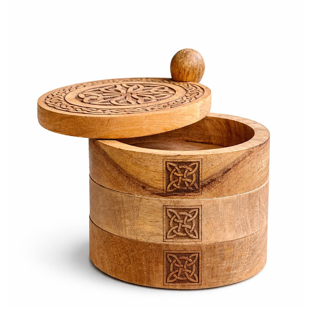 Caja de Tarot de Madera con Compartimentos ( 12 fabulosos modelos diferentes )