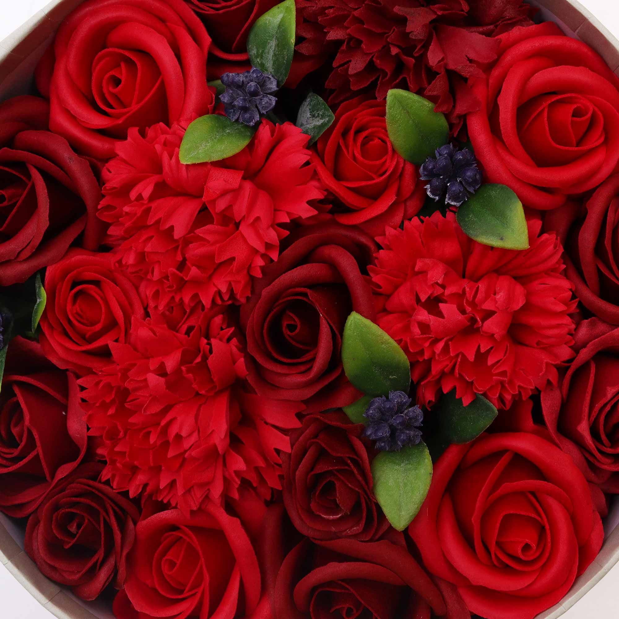 Flores de Jabón Celebraciones y Festejos -  Caja Redonda ( 6 modelos diferentes )