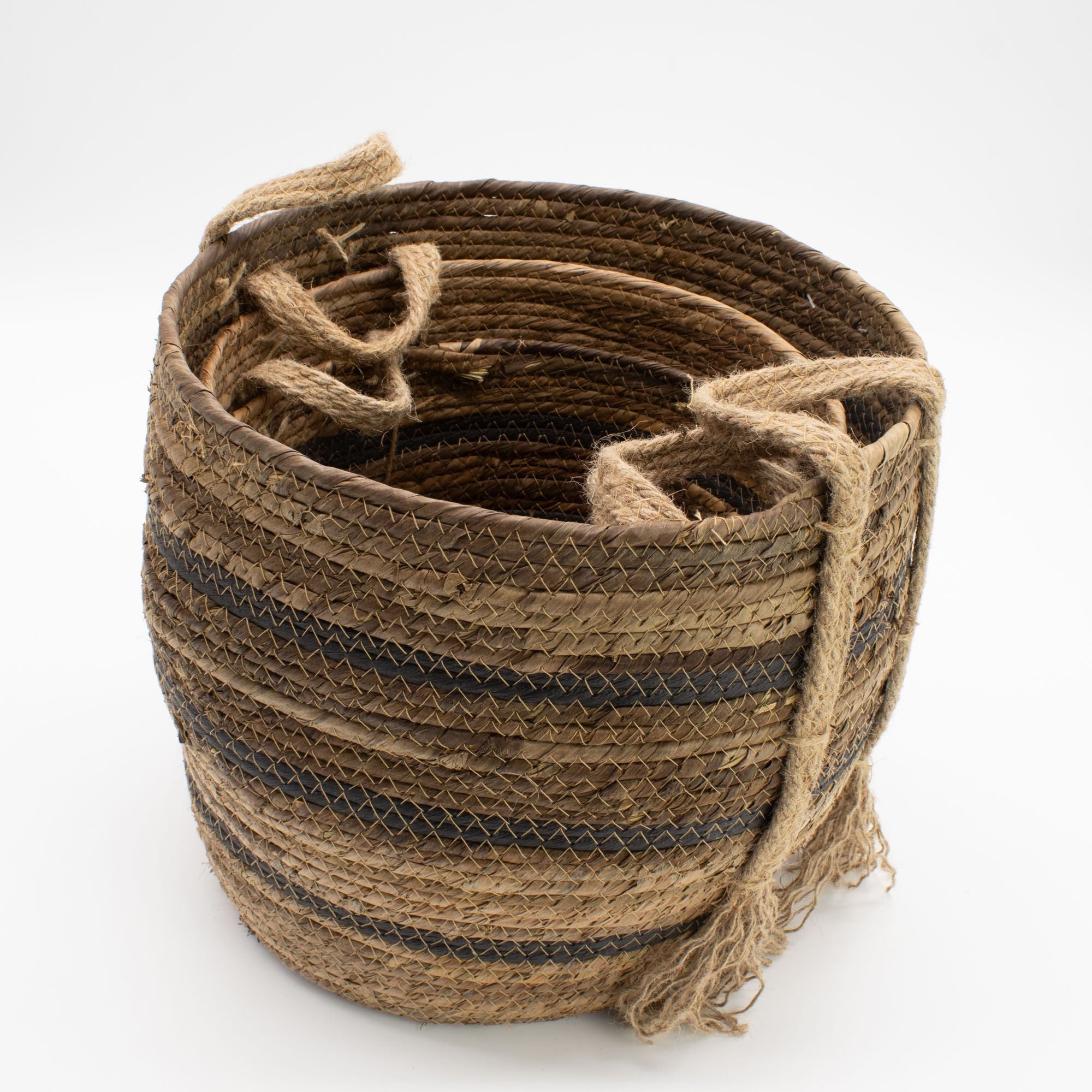 Cestas de Hoja de Plátano y Hierba Marina
