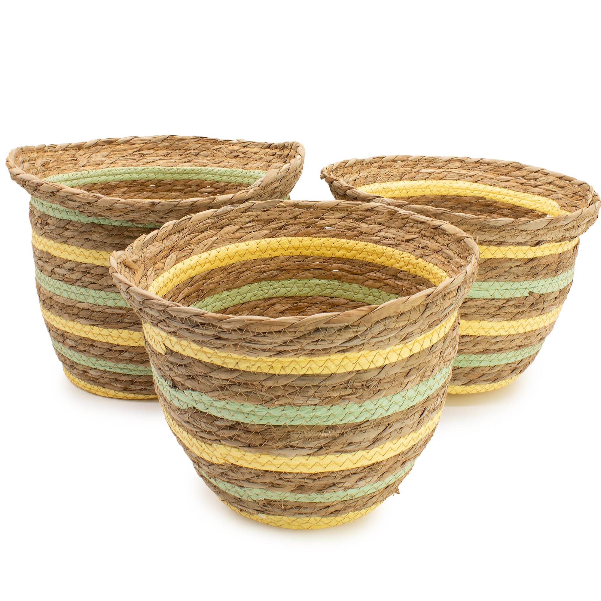 Cestas de Hoja de Plátano y Hierba Marina