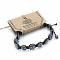 Pulsera Magnética de Hematita Estilo Shamballa – Ajustable ( 12 modelos )