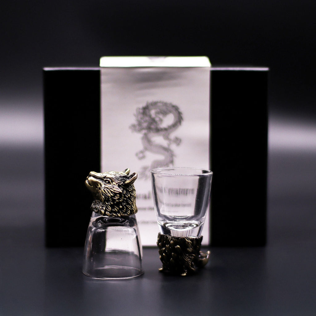Set de Regalo Vasos de Chupito y Whisky · Criaturas Místicas ( 6 modelos )