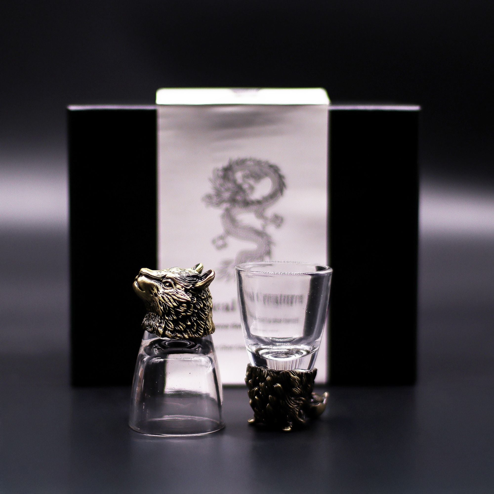 Set de Regalo Vasos de Chupito y Whisky · Criaturas Místicas ( 6 modelos )