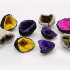 Geodas de calcita coloreada - Piedra Negra - Amarillo