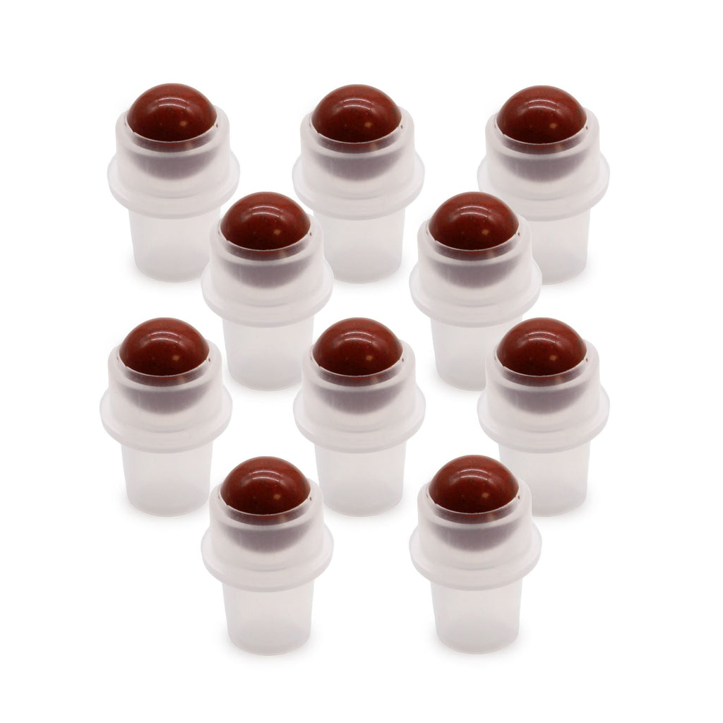 Punta de rodillo de piedras preciosas para botella de 5 ml ( 7 modelos )