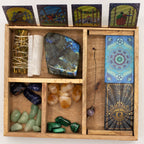 Caja de Tarot de Madera con Compartimentos ( 12 fabulosos modelos diferentes )