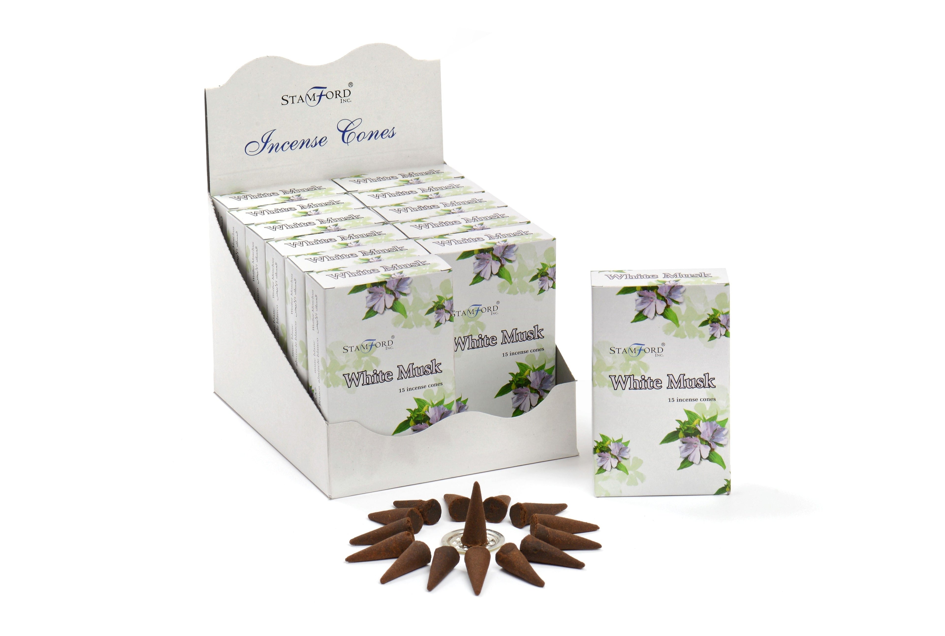 Conos de Incienso Stamford Premium (Pack con Base) ( 27 variantes )