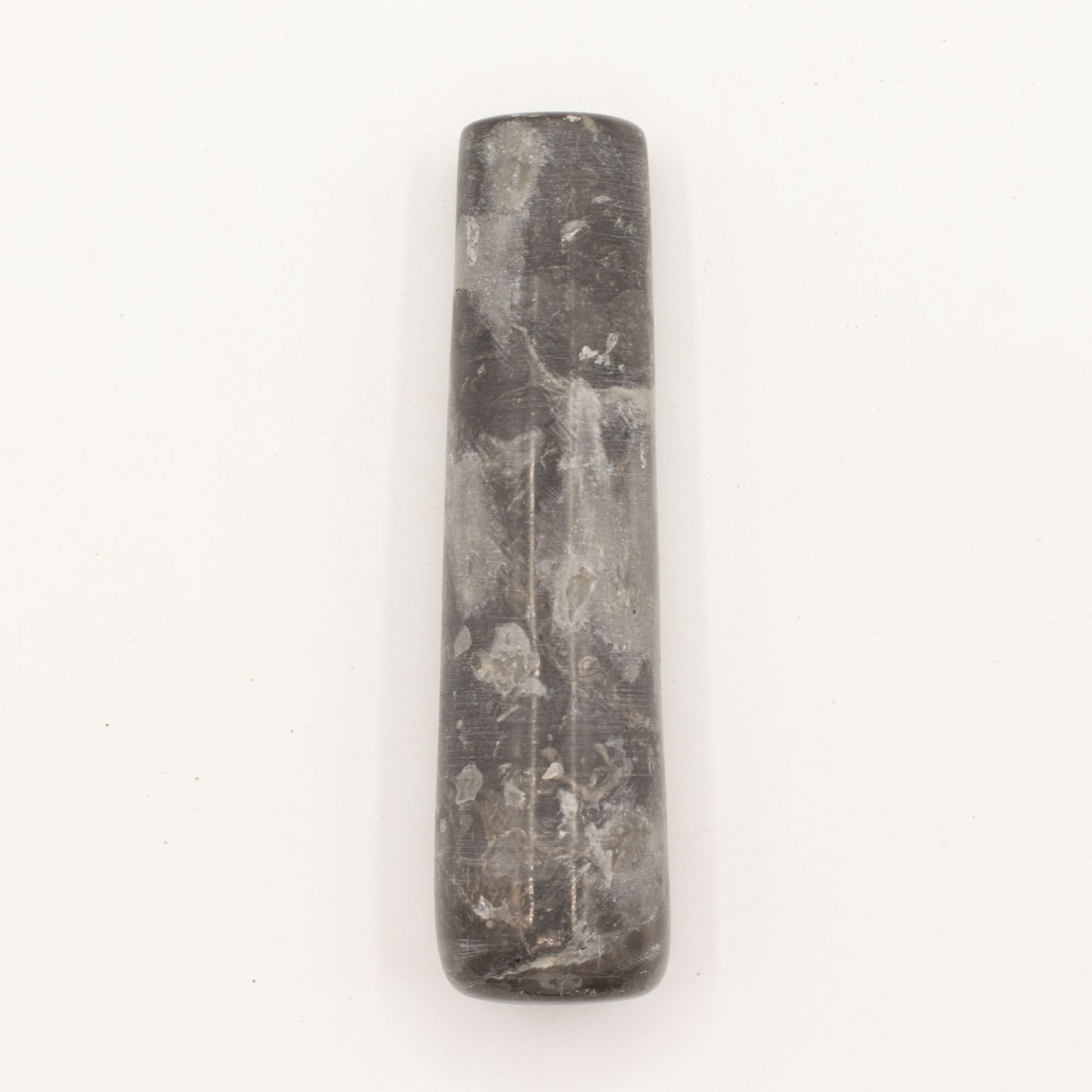 Mortero y pilón decorativos de piedra de río natural - Pequeño (aprox 9x7 cm)