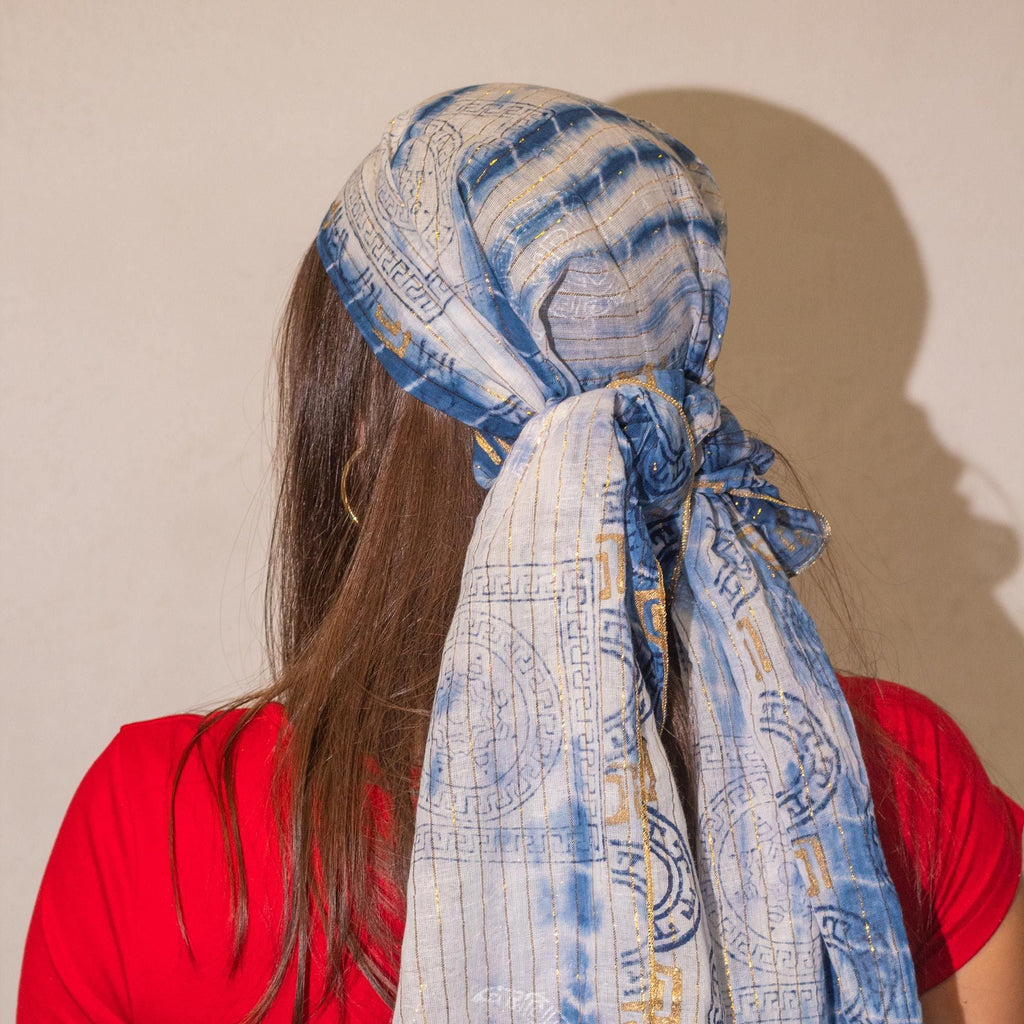 Bufanda - Colección Nómada Sari Mediterráneo