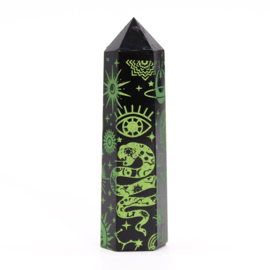 Punta de Obsidiana Negra Natural ( 5 modelos )