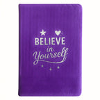 Cuaderno de Terciopelo Lavanda - 80 páginas - Cree en ti mismo