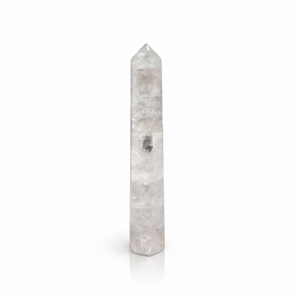 puntas de obelisco de seis caras de piedra preciosa, aprox. 17 cm - cristal de roca