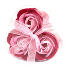 Set de 3 Flores de Jabón Caja Corazón ( 7 modelos )
