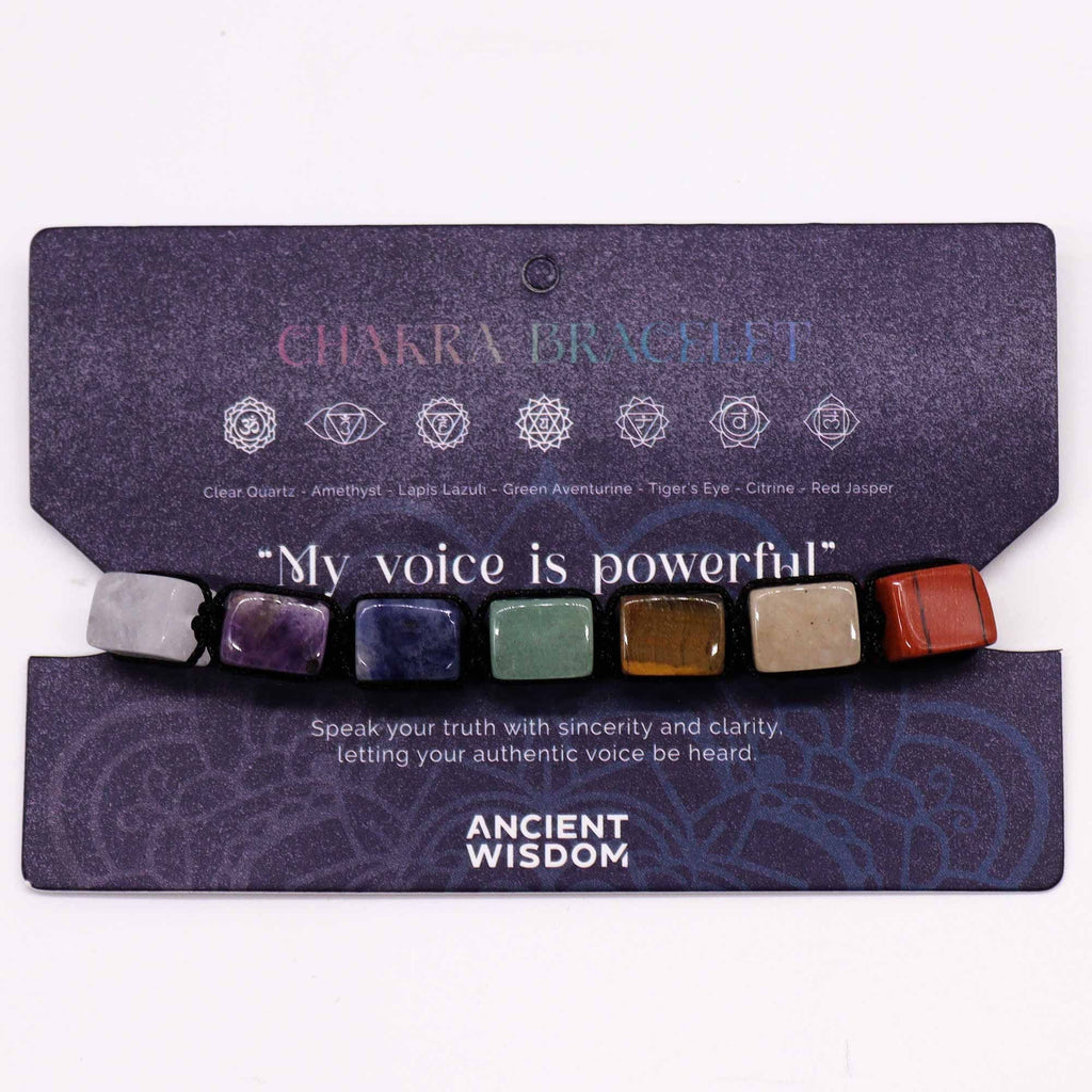 Pulsera de los 7 Chakras – Ajustable con Piedras Naturales ( 7 modelos )