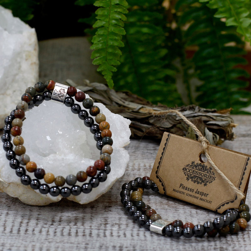 Pulsera de Piedras Preciosas y Magnéticas ( 7 modelos )