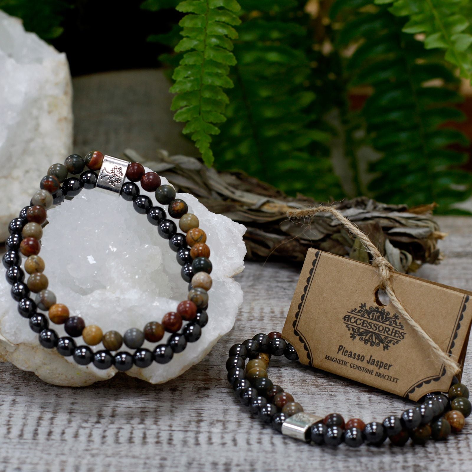 Pulsera de Piedras Preciosas y Magnéticas ( 7 modelos )
