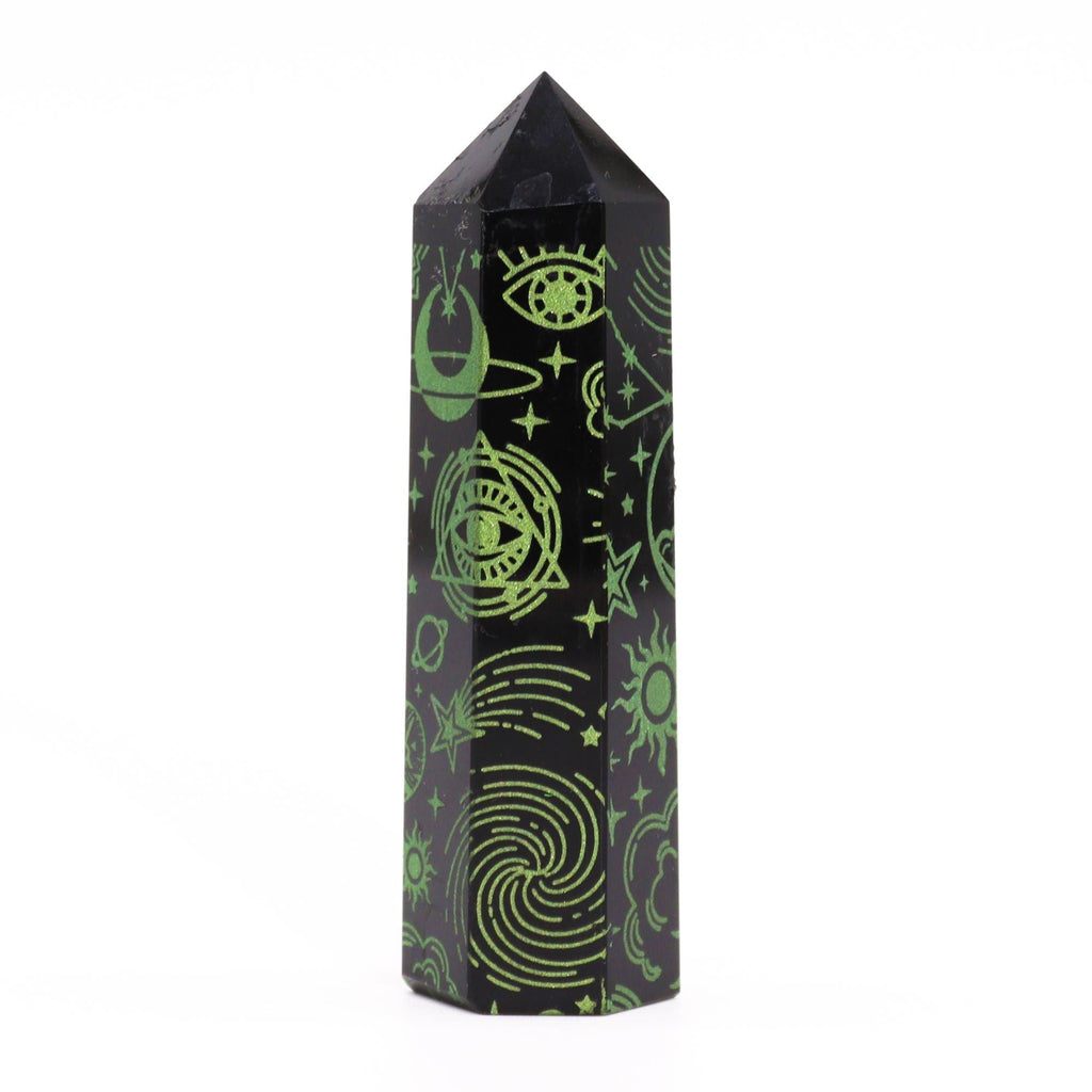 Punta de Obsidiana Negra Natural ( 5 modelos )